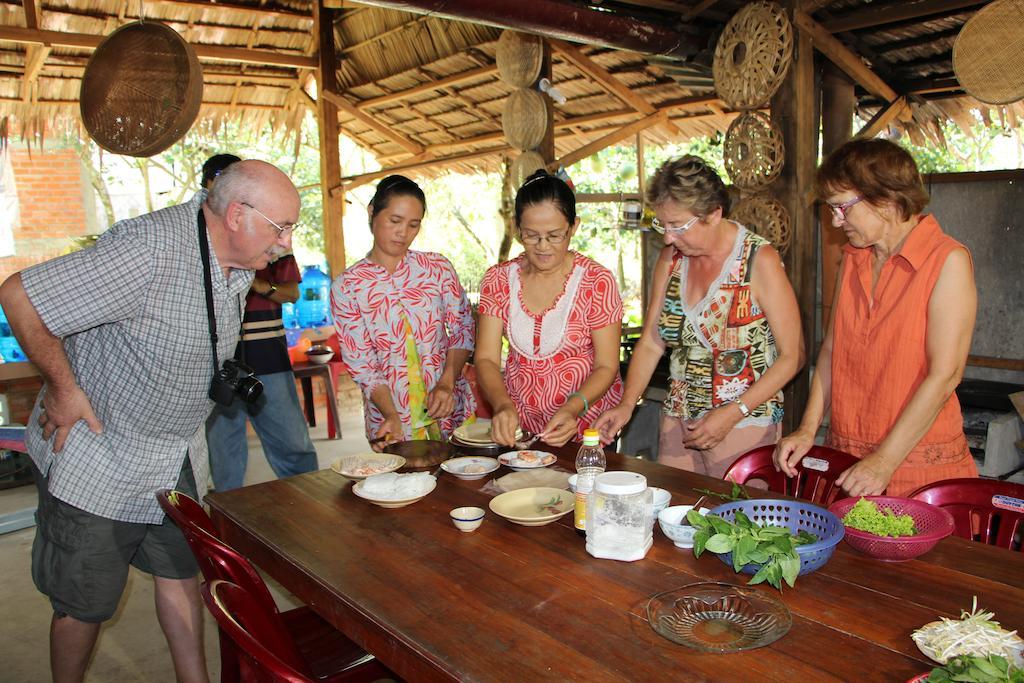 Gite Nam Hien Mekong Cho Lach Extérieur photo