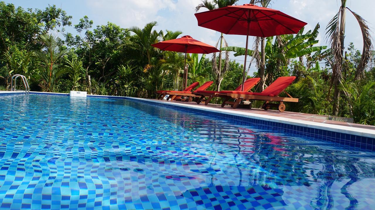 Gite Nam Hien Mekong Cho Lach Extérieur photo